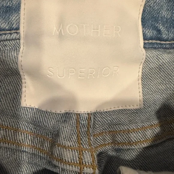 MOTHER Superior Light Blue Jeans - Picture 2 of 5